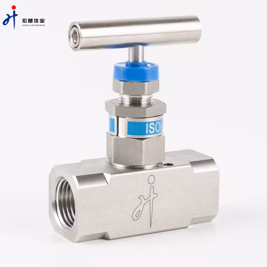 Nadelventil aus Edelstahl 316, 1/4 NPT, gerades Innengewinde, 6000 psi